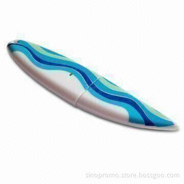 Surfboard-shaped USB Flash Drive, Various Colors are Available, Measures 96 x 26 x 10mm